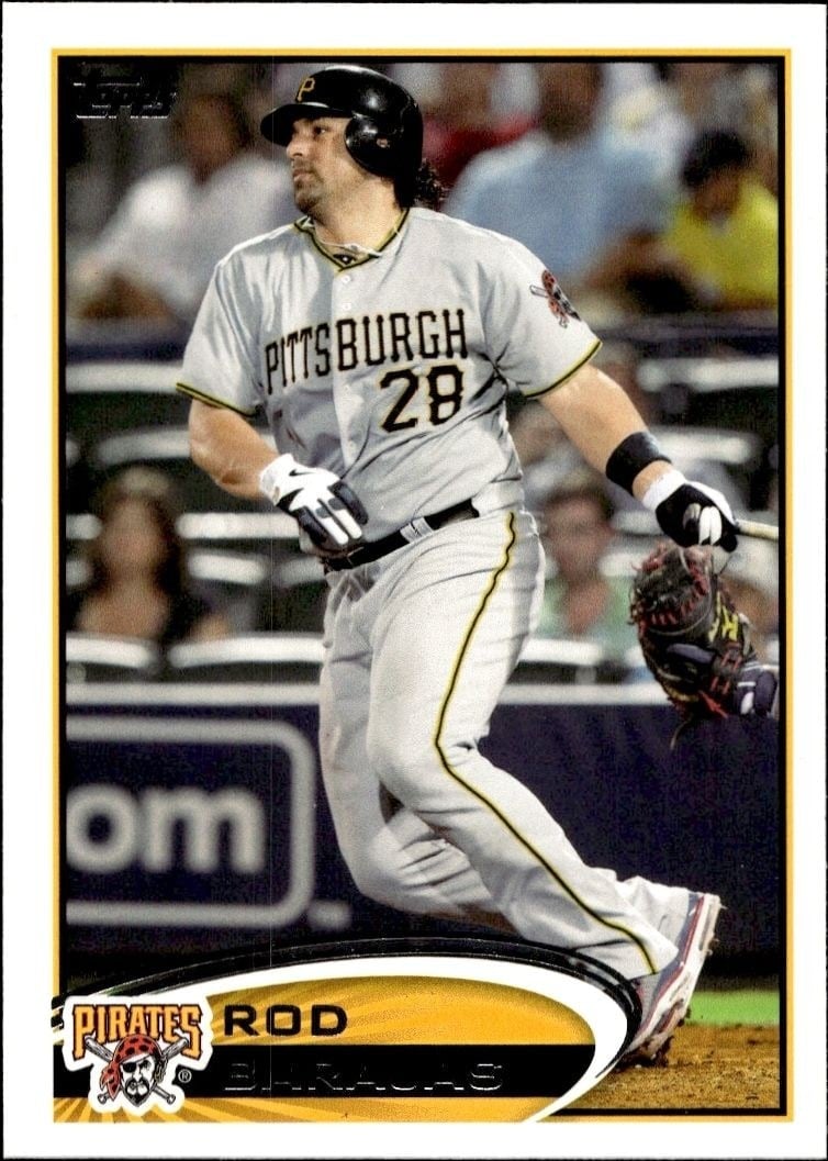 Rod Barajas 2012 Topps #391 Baseball Trading Card - Front 2012 Topps Rod Barajas #391 baseball trading card front