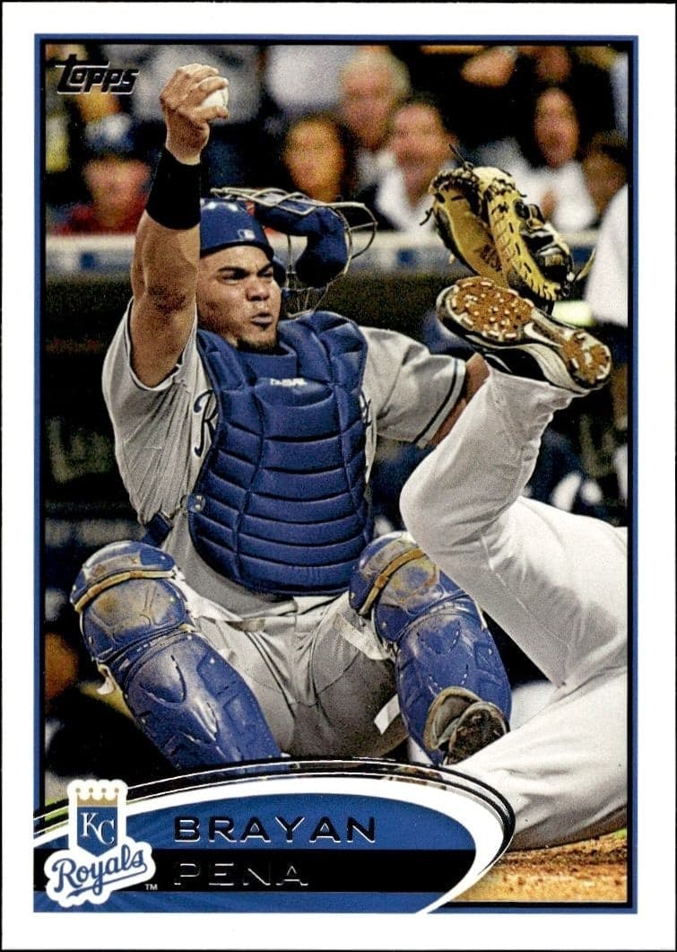 2012 Topps Series 1 Brayan Pena #296 trading card