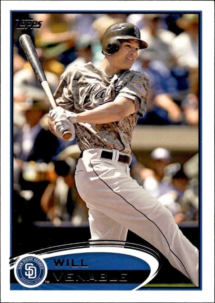 2012 Topps Series 1 Will Venable #132 trading card