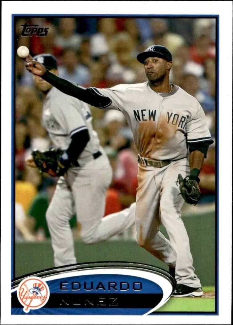 2012 Topps Series 1 Eduardo Nunez #126 trading card
