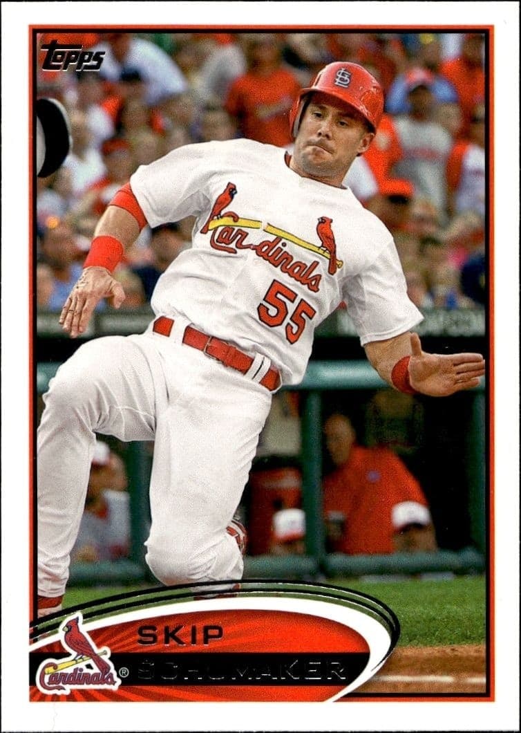 2012 Topps Series 1 Skip Schumaker #93 trading card