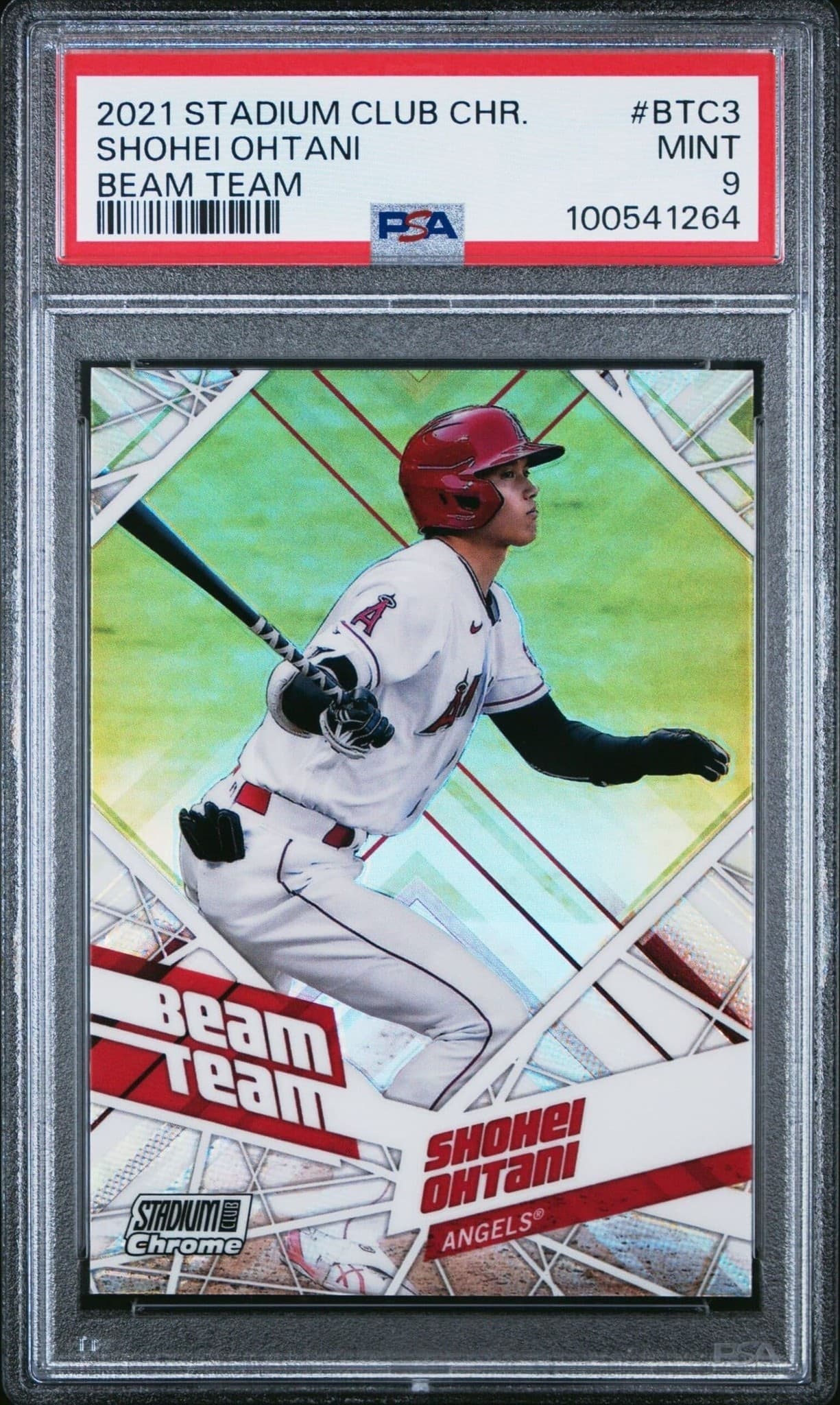 2021 Topps Stadium Club Chrome Shohei Ohtani #BTC-3 trading card