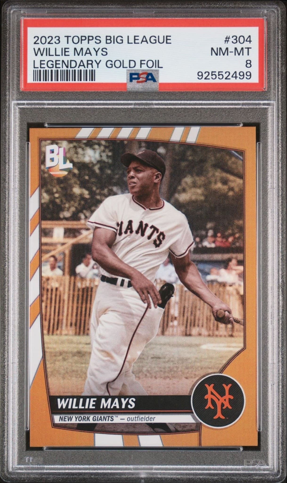 2023 Topps Big League Willie Mays #304 trading card