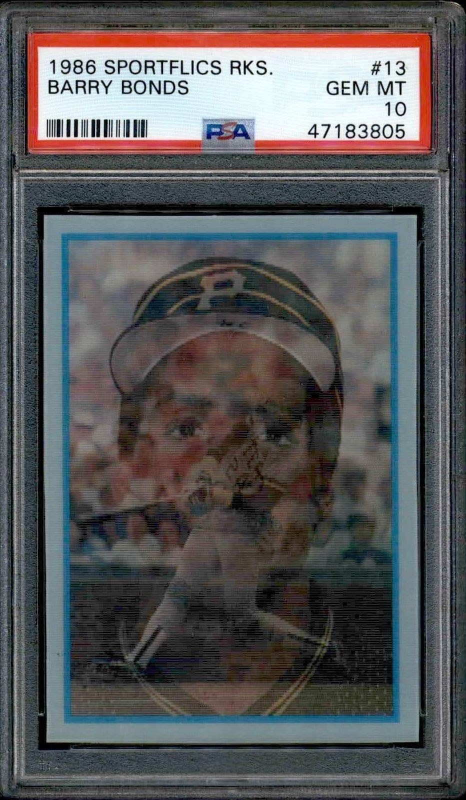 1986 Sportflics Rookies checklist preview