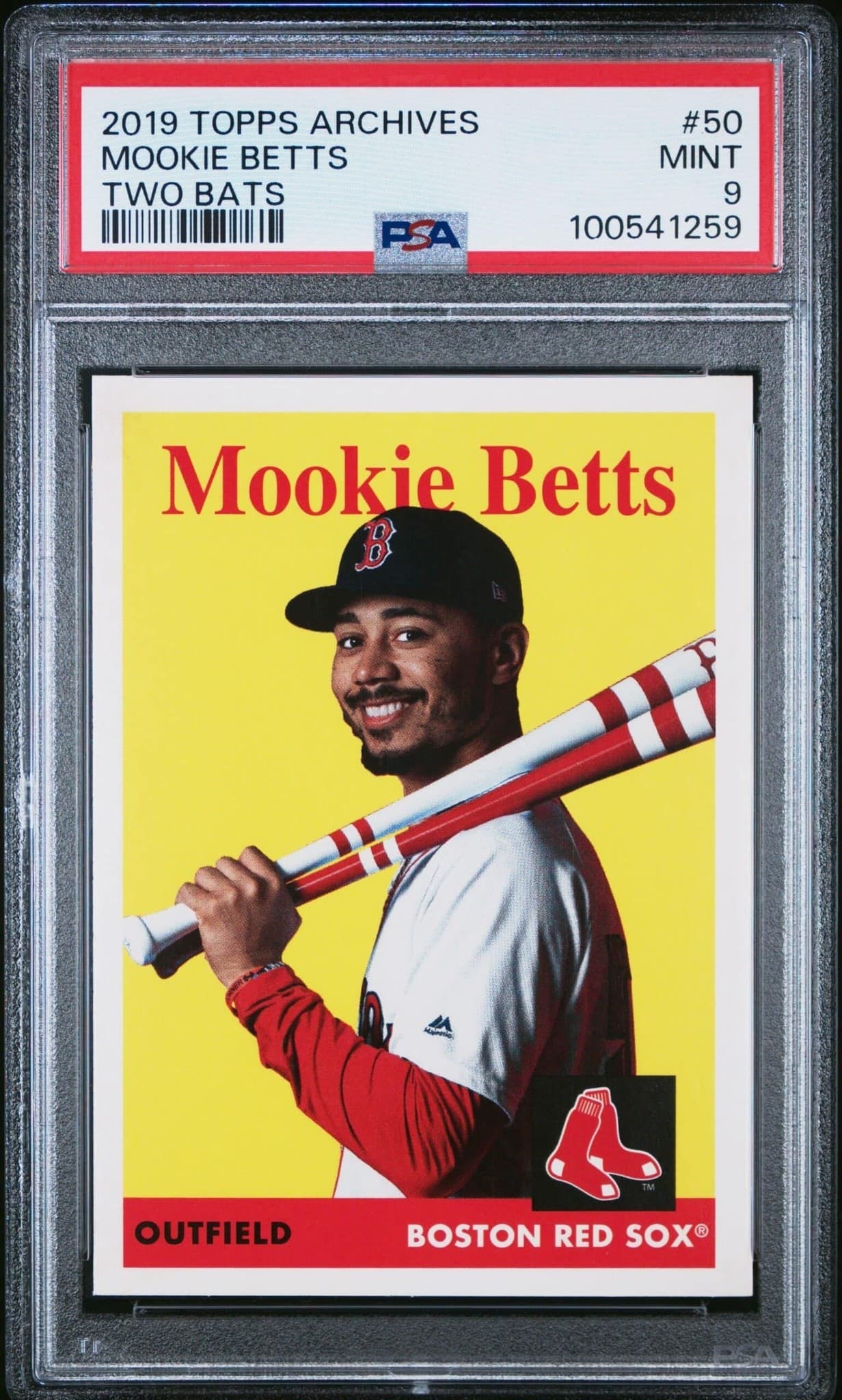 2019 Topps Archives Mookie Betts #50 trading card