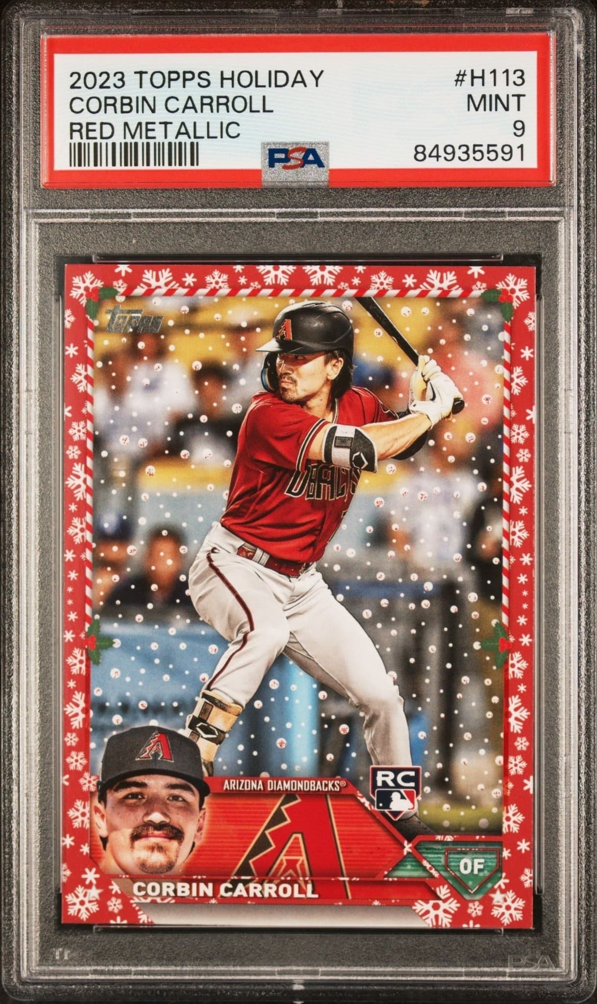 2023 Topps Holiday Corbin Carroll #H113 trading card