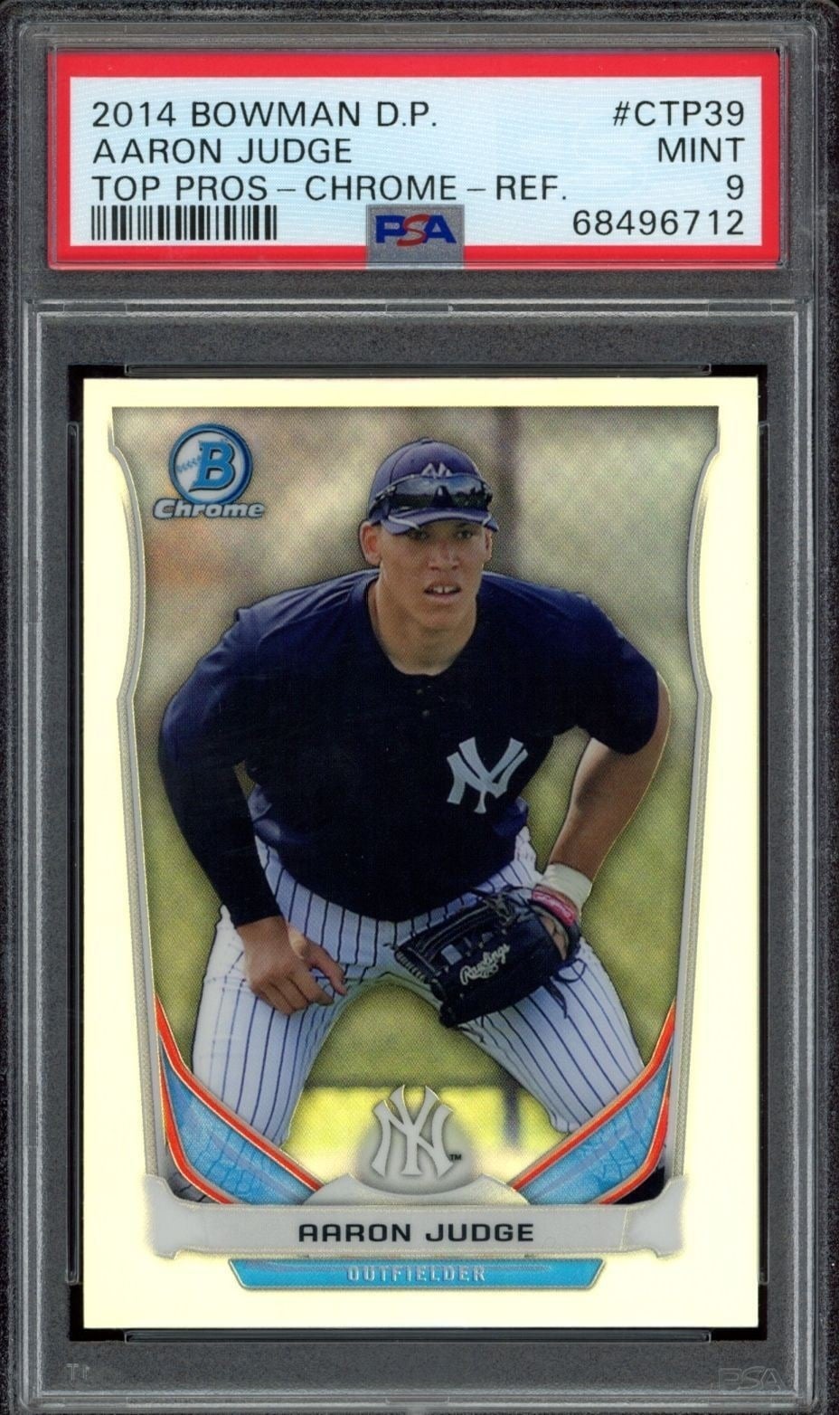 Aaron Judge 2014 Bowman Draft Picks & Top Prospects #CTP-39 Baseball Trading Card - Front 2014 Bowman Draft Picks & Top Prospects Aaron Judge #CTP-39 baseball trading card front