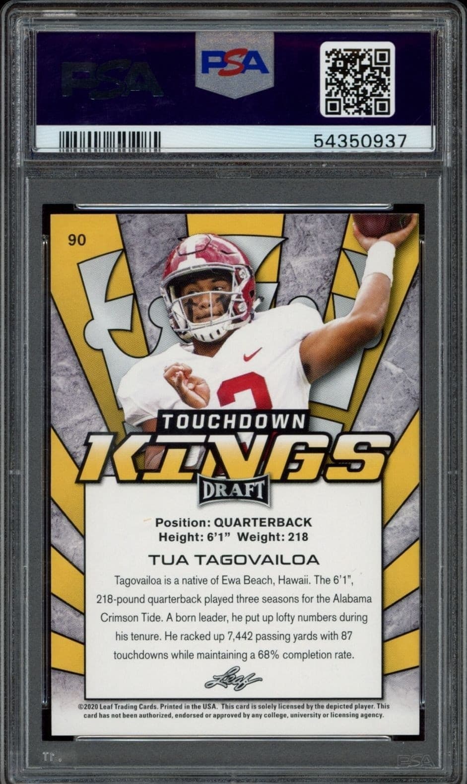Tua Tagovailoa - Back