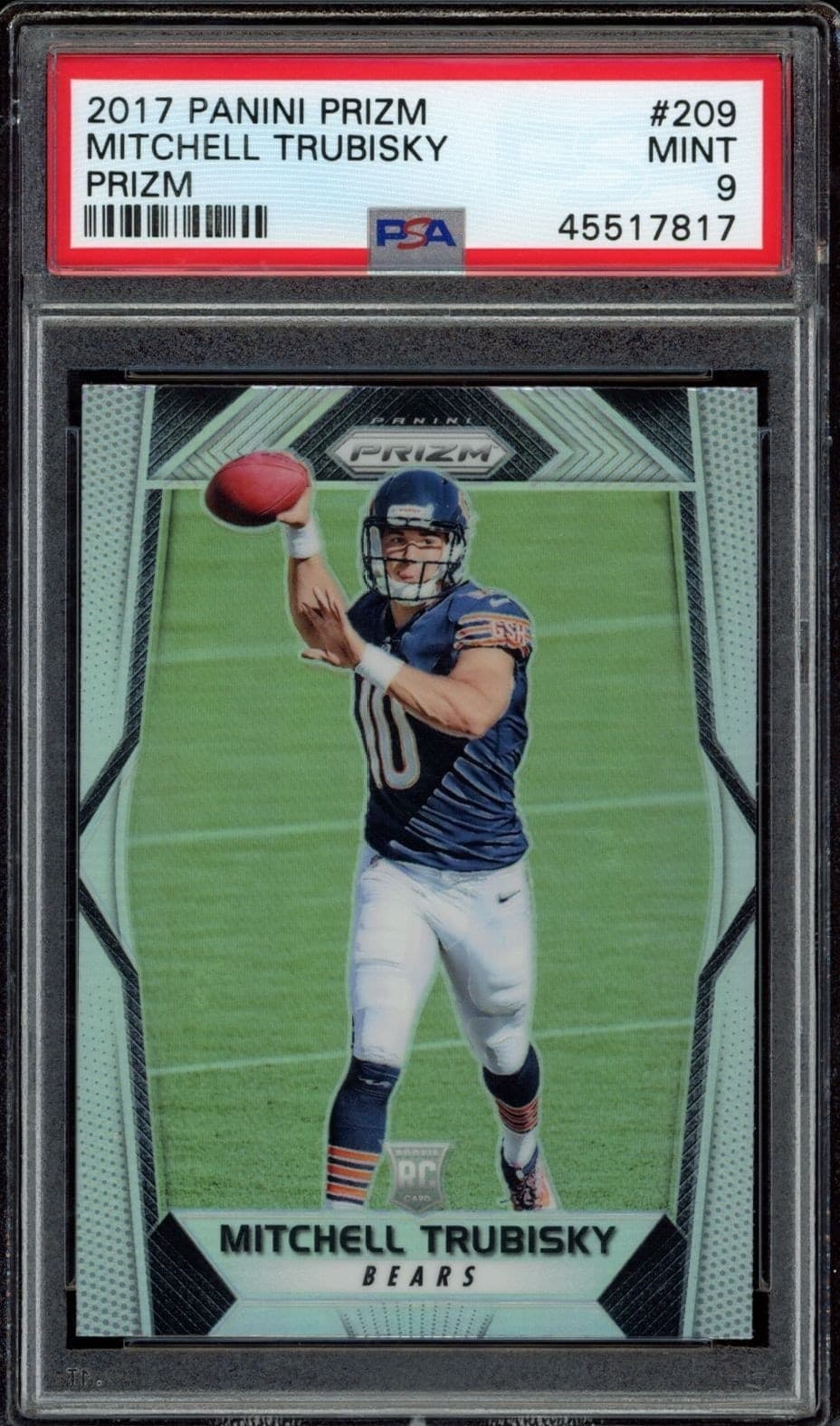 2017 Panini Prizm Mitchell Trubisky #209 trading card