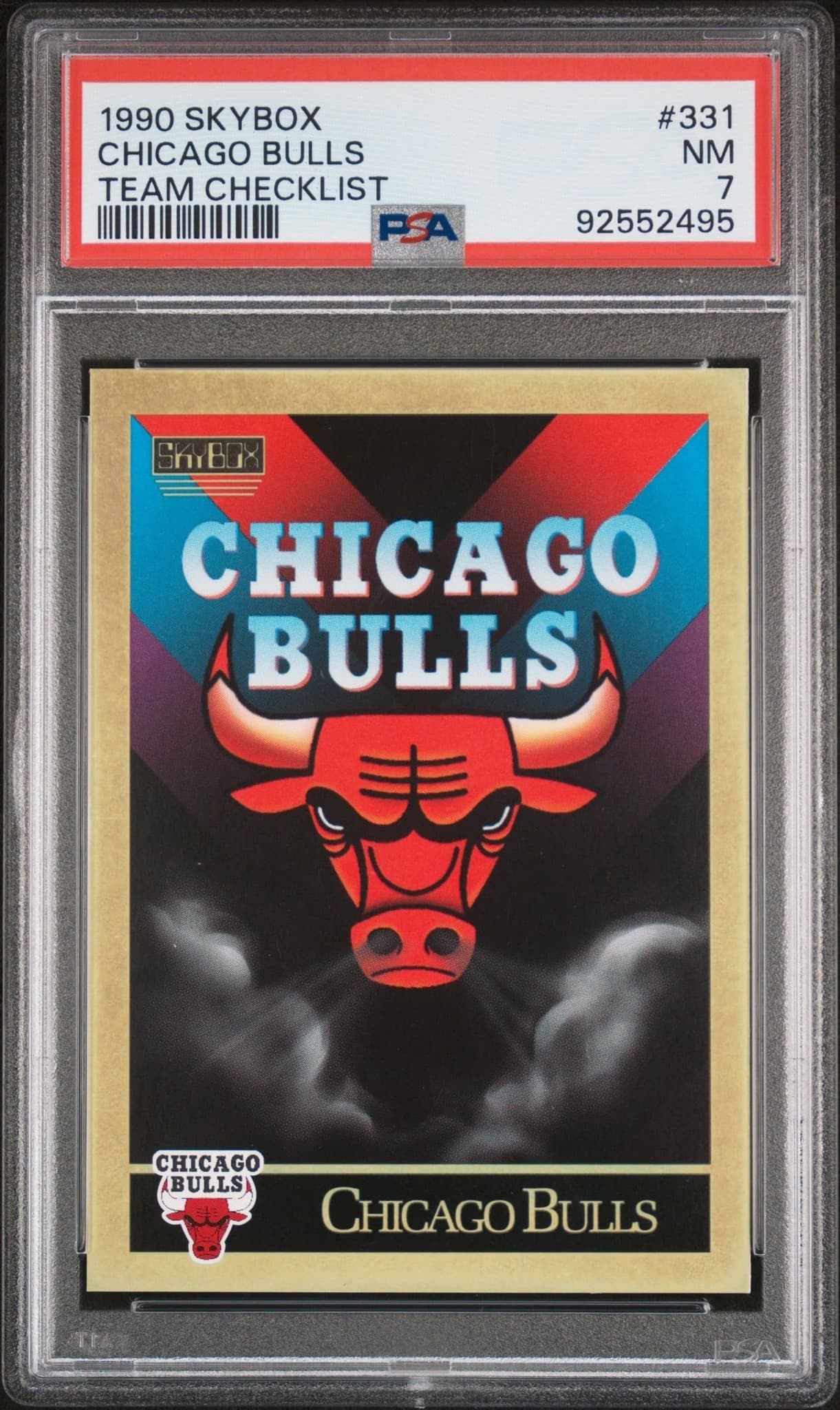 1990-91 Skybox Chicago Bulls #331 trading card