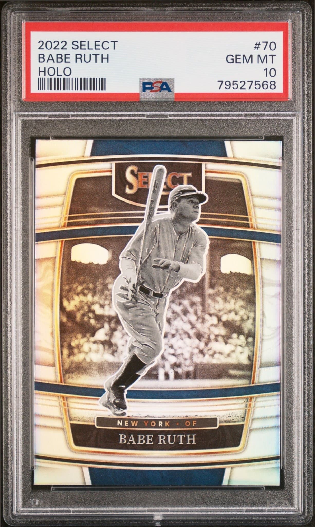 2022 Panini Select Babe Ruth #70 trading card
