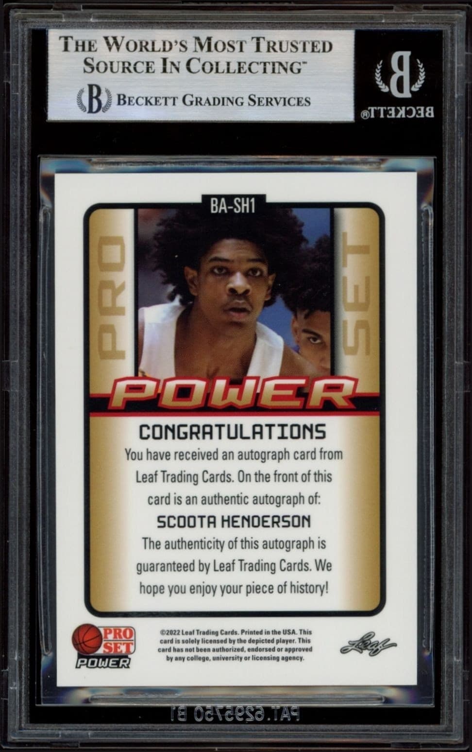 Scoot Henderson - Back