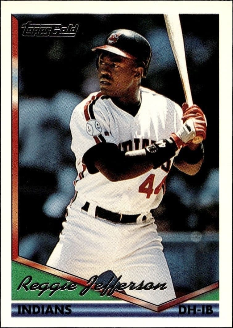 1994 Topps Reggie Jefferson #121 trading card