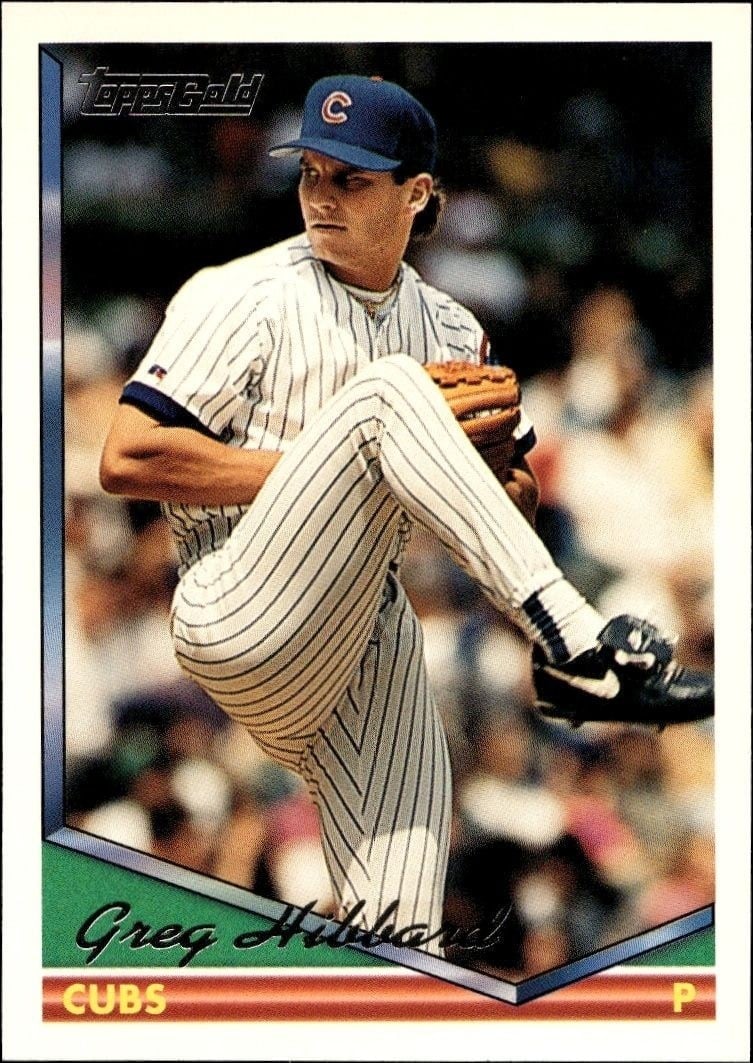 Greg Hibbard 1994 Topps #148 Baseball Trading Card - Front 1994 Topps Greg Hibbard #148 baseball trading card front