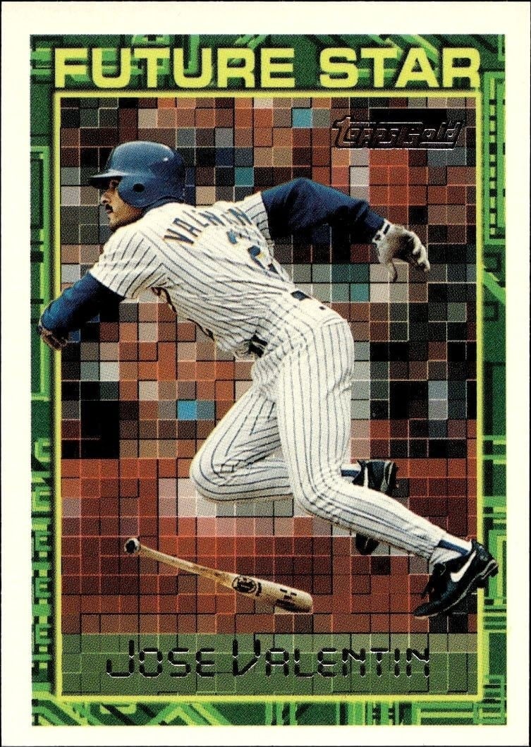 Jose Valentin 1994 Topps #251 Baseball Trading Card - Front 1994 Topps Jose Valentin #251 baseball trading card front