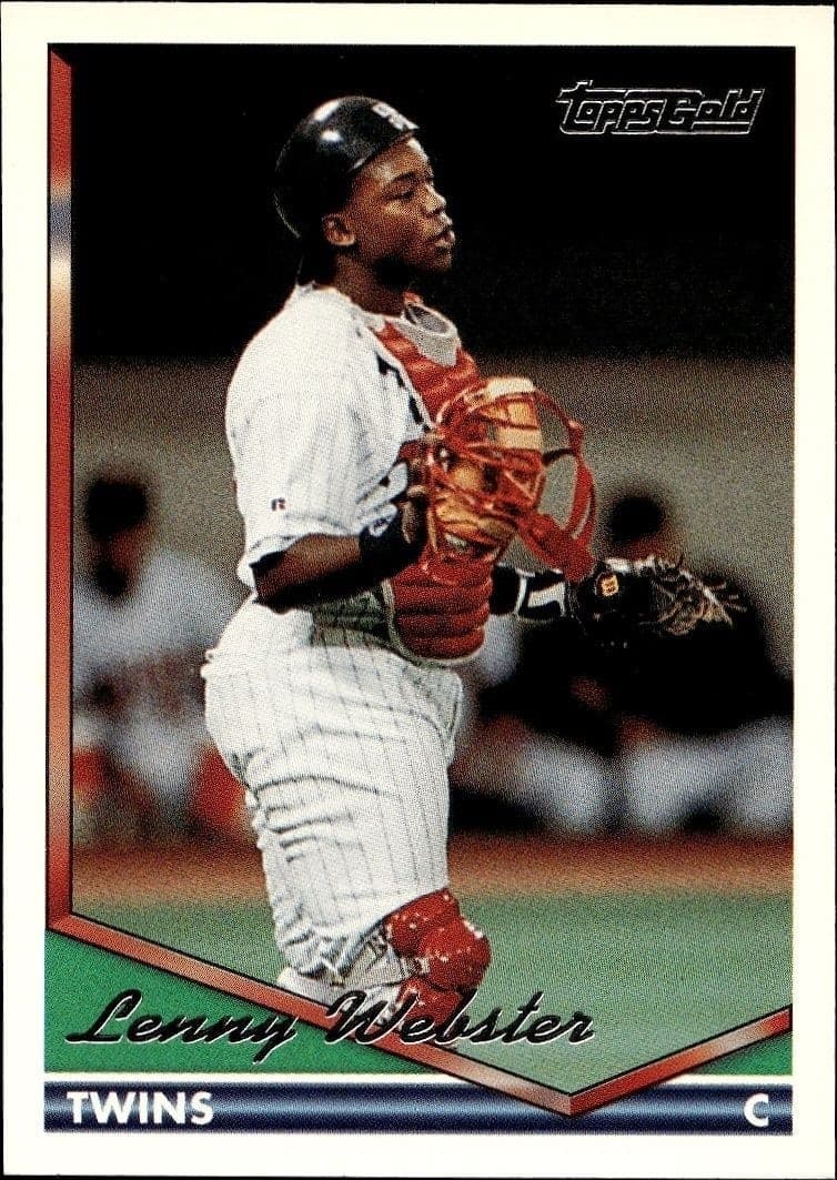 1994 Topps Lenny Webster #252 trading card