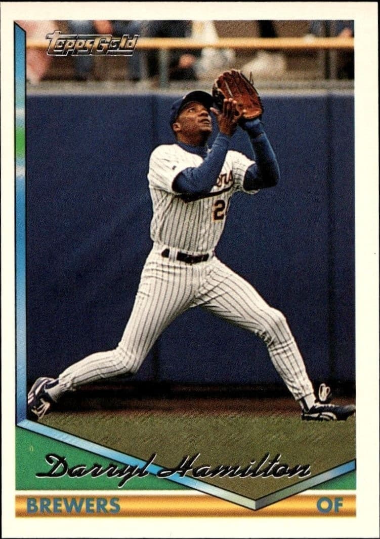 1994 Topps Darryl Hamilton #435 trading card