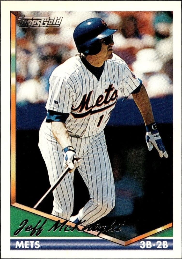 Jeff McKnight 1994 Topps #331 Baseball Trading Card - Front 1994 Topps Jeff McKnight #331 baseball trading card front