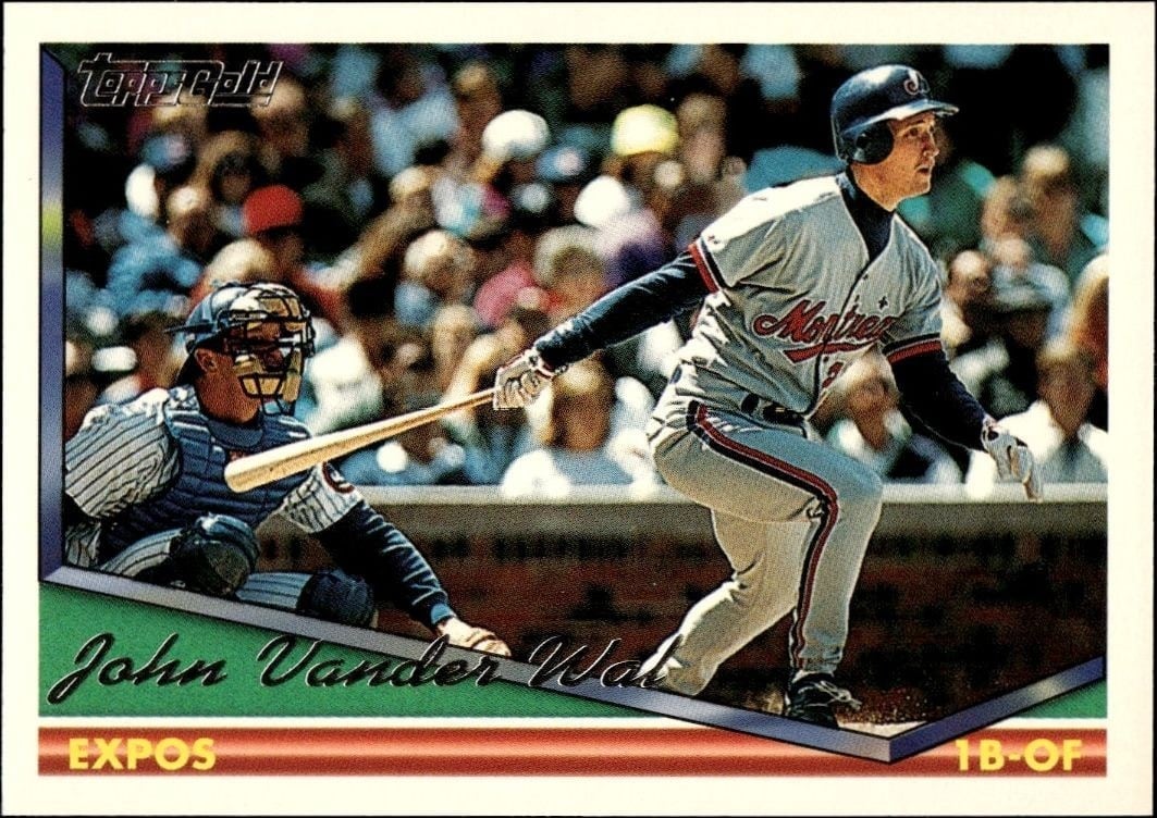 1994 Topps John Vander Wal #563 trading card