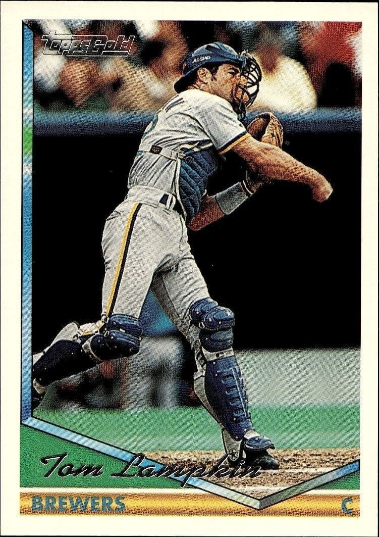 Tom Lampkin 1994 Topps #558 Baseball Trading Card - Front 1994 Topps Tom Lampkin #558 baseball trading card front
