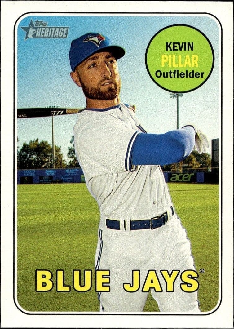 2018 Topps Heritage Kevin Pillar #396 trading card