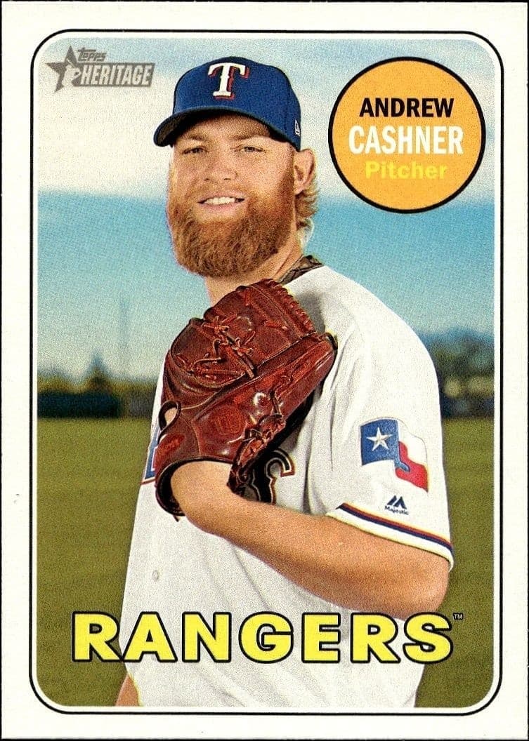 2018 Topps Heritage Andrew Cashner #149 trading card