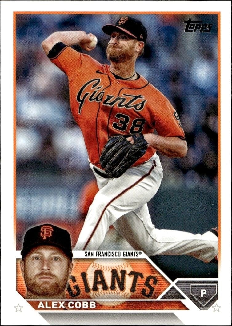 2023 Topps Series 1 Alex Cobb #108 trading card