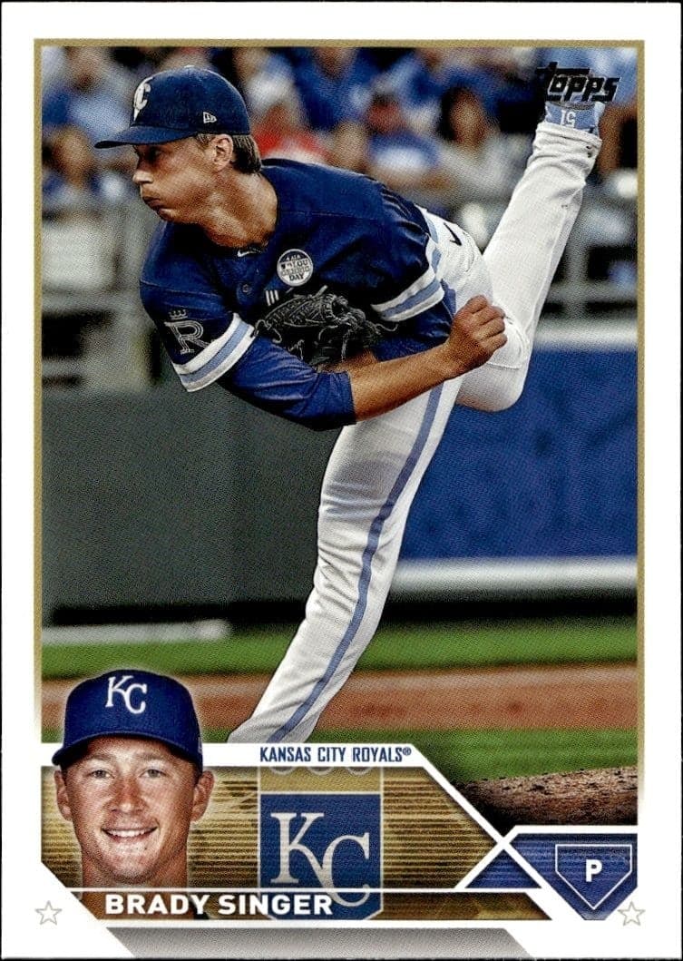 2023 Topps Series 1 Brady Singer #328 trading card