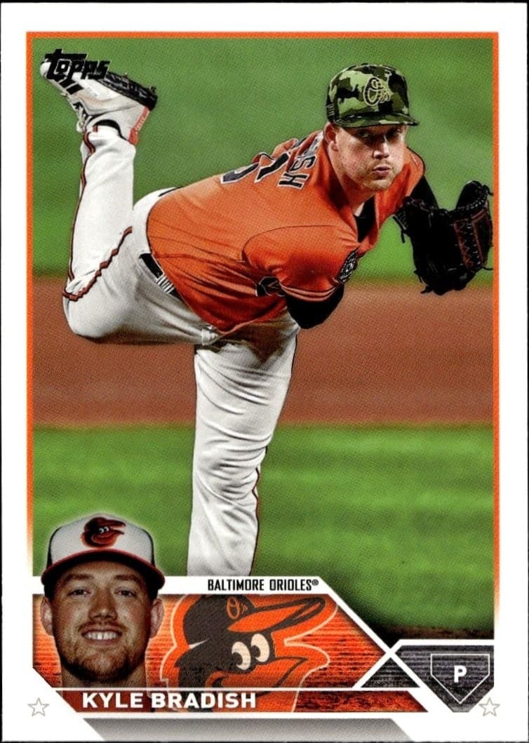 2023 Topps Series 1 Kyle Bradish #77 trading card