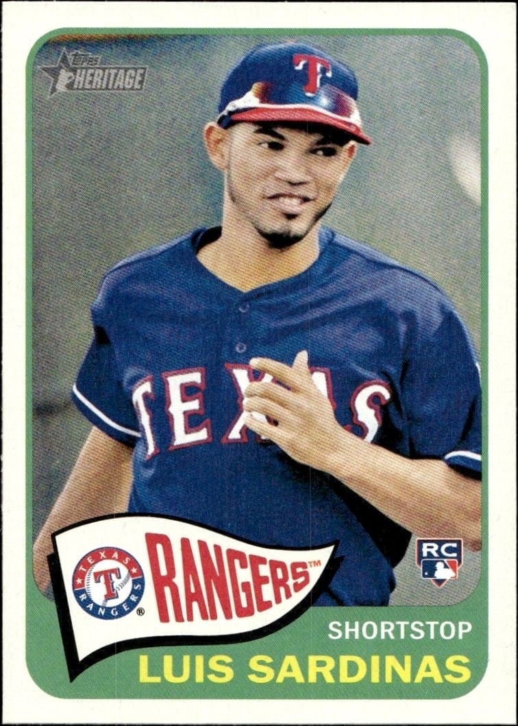 2014 Topps Heritage High Number Luis Sardinas #H528 trading card