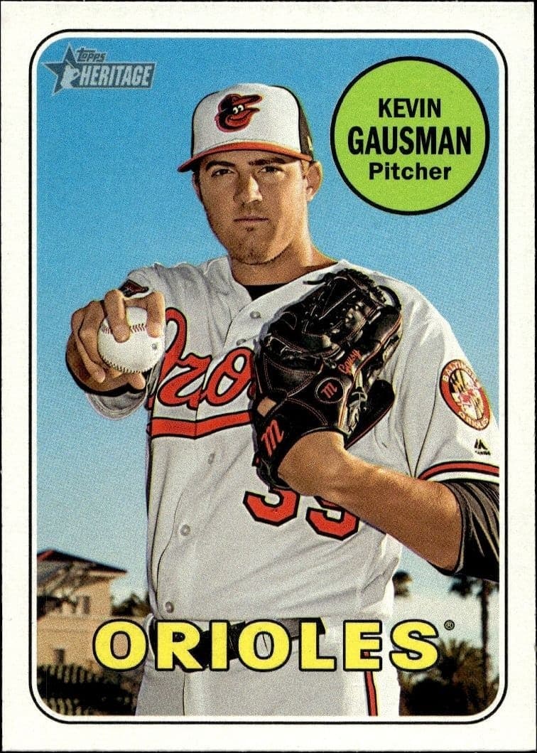 2018 Topps Heritage Kevin Gausman #95 trading card