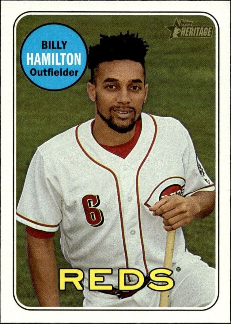 2018 Topps Heritage Billy Hamilton #108 trading card