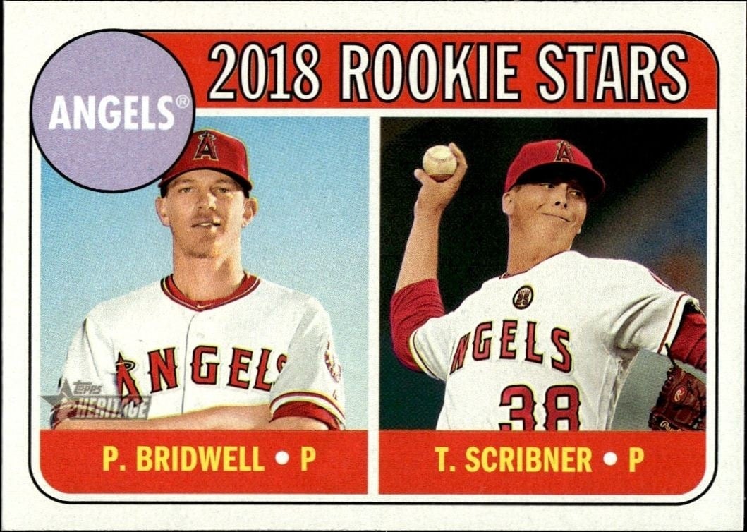 2018 Topps Heritage Parker Bridwell #224 trading card