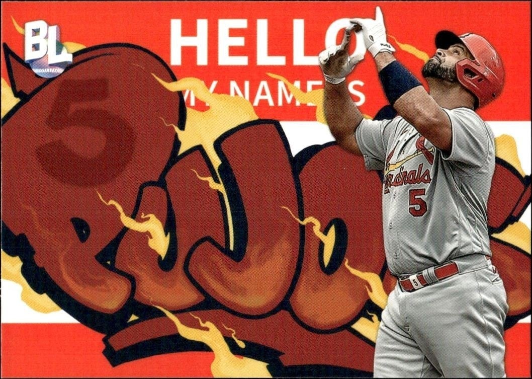 Albert Pujols 2023 Topps Big League #RC-6 Baseball Trading Card - Front 2023 Topps Big League Albert Pujols #RC-6 baseball trading card front