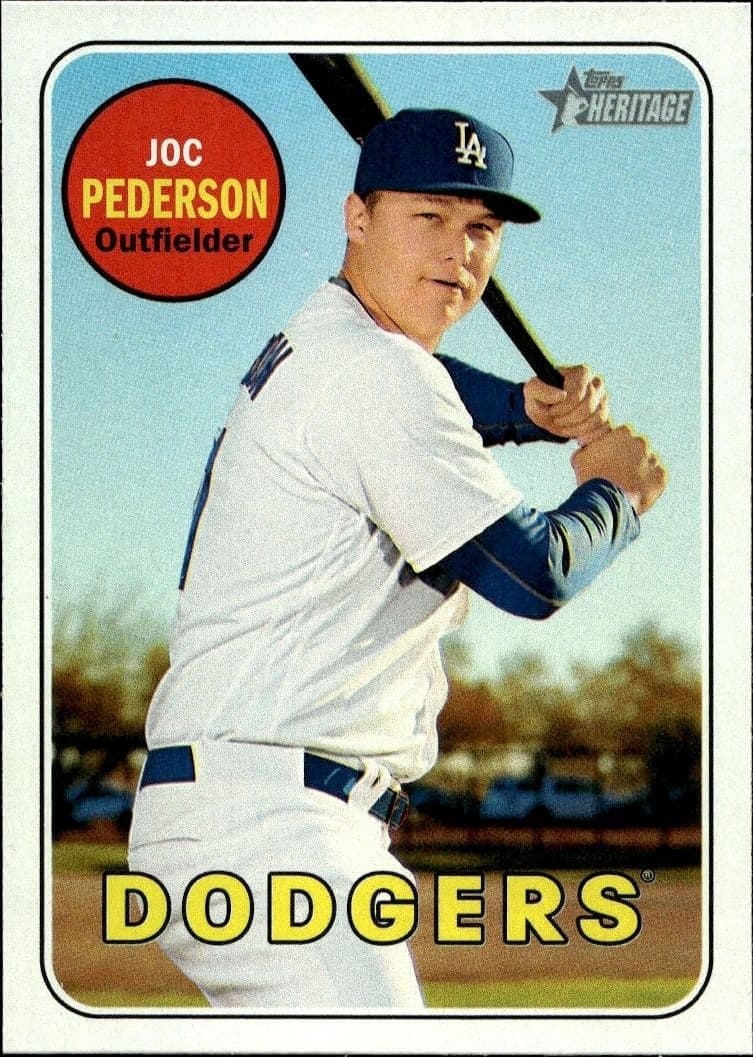2018 Topps Heritage Joc Pederson #236 trading card