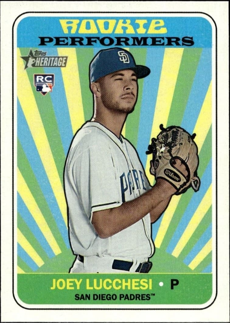 2018 Topps Heritage Joey Lucchesi #RP-JL trading card