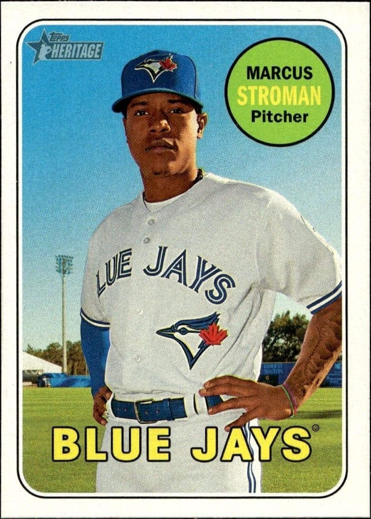 2018 Topps Heritage Marcus Stroman #249 trading card