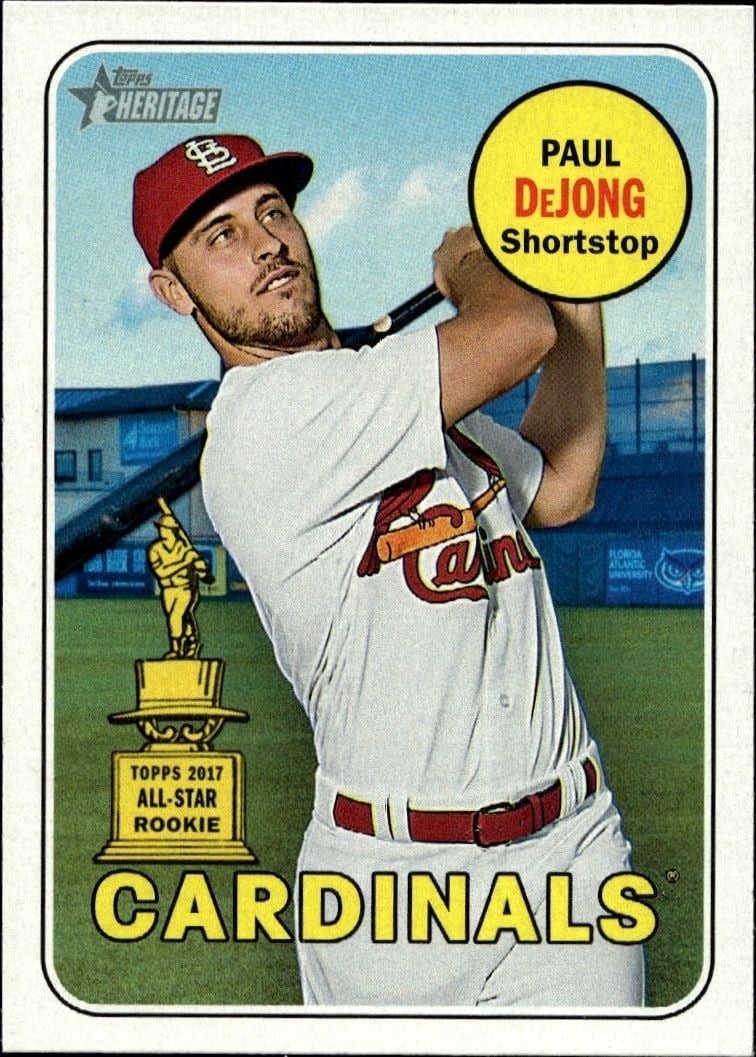 2018 Topps Heritage Paul DeJong #320 trading card