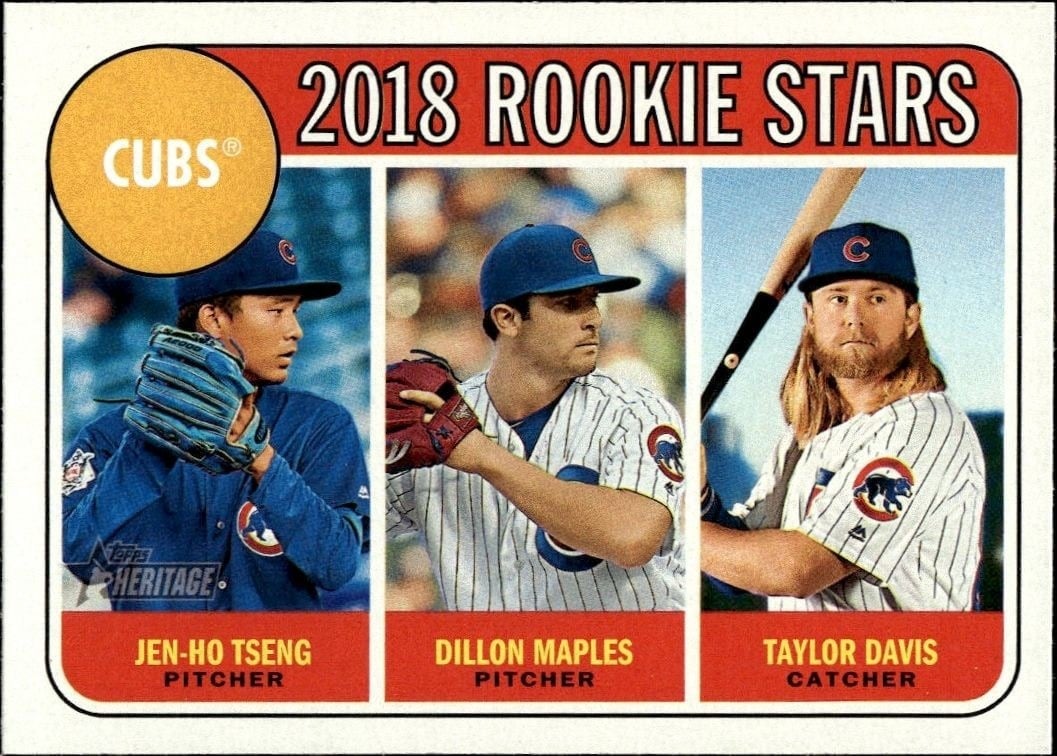 2018 Topps Heritage Jen-Ho Tseng #297 trading card