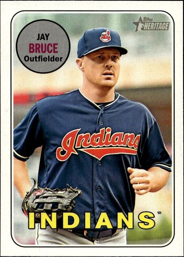 2018 Topps Heritage Jay Bruce #159 trading card