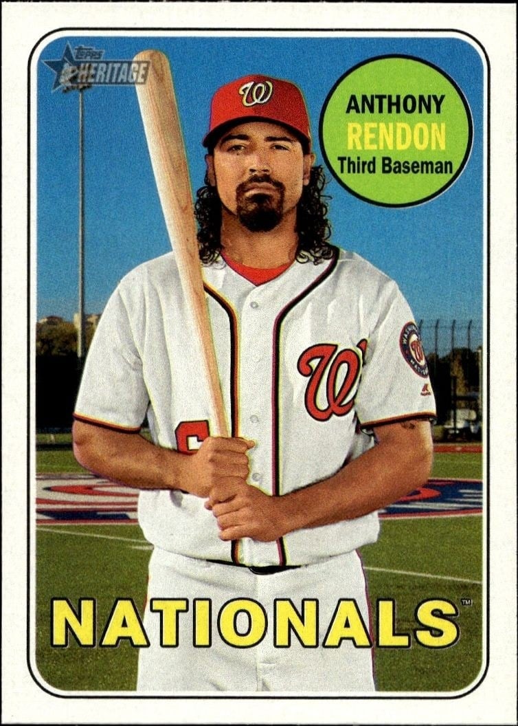 2018 Topps Heritage Anthony Rendon #41 trading card