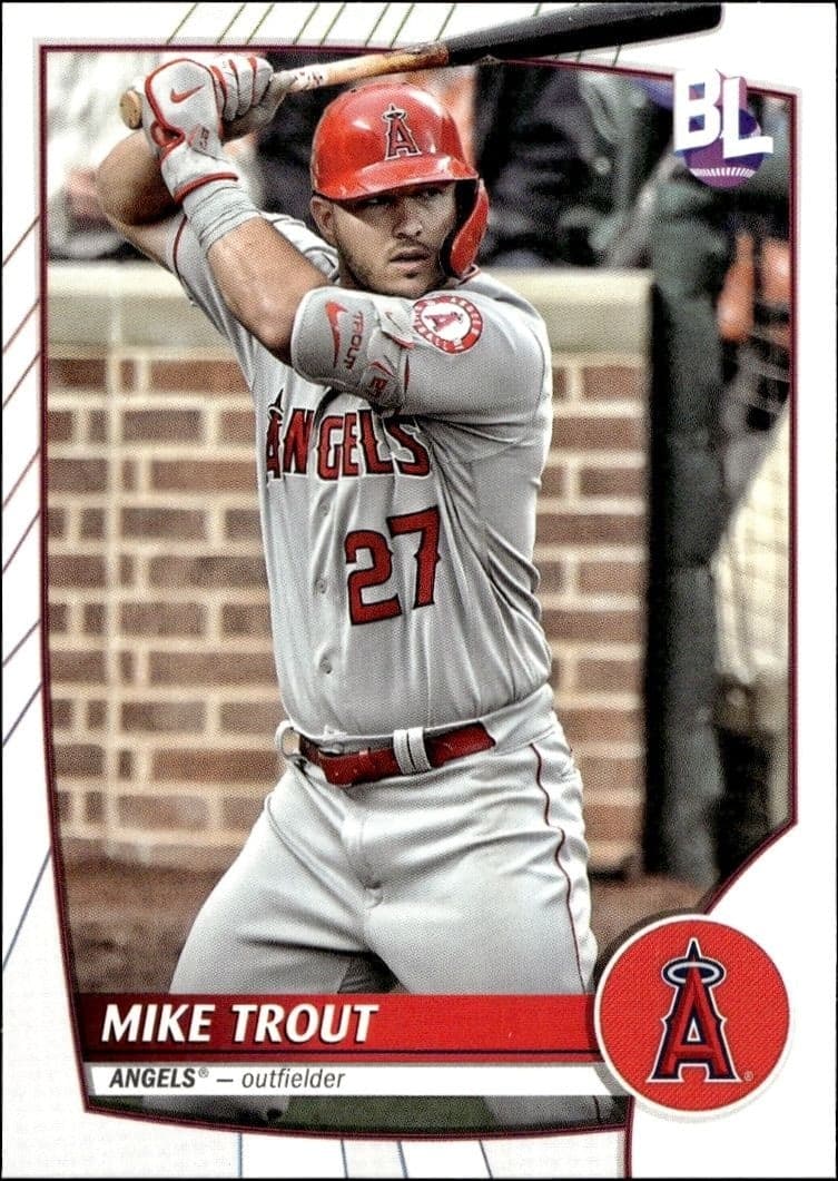 2023 Topps Big League Mike Trout #27 trading card