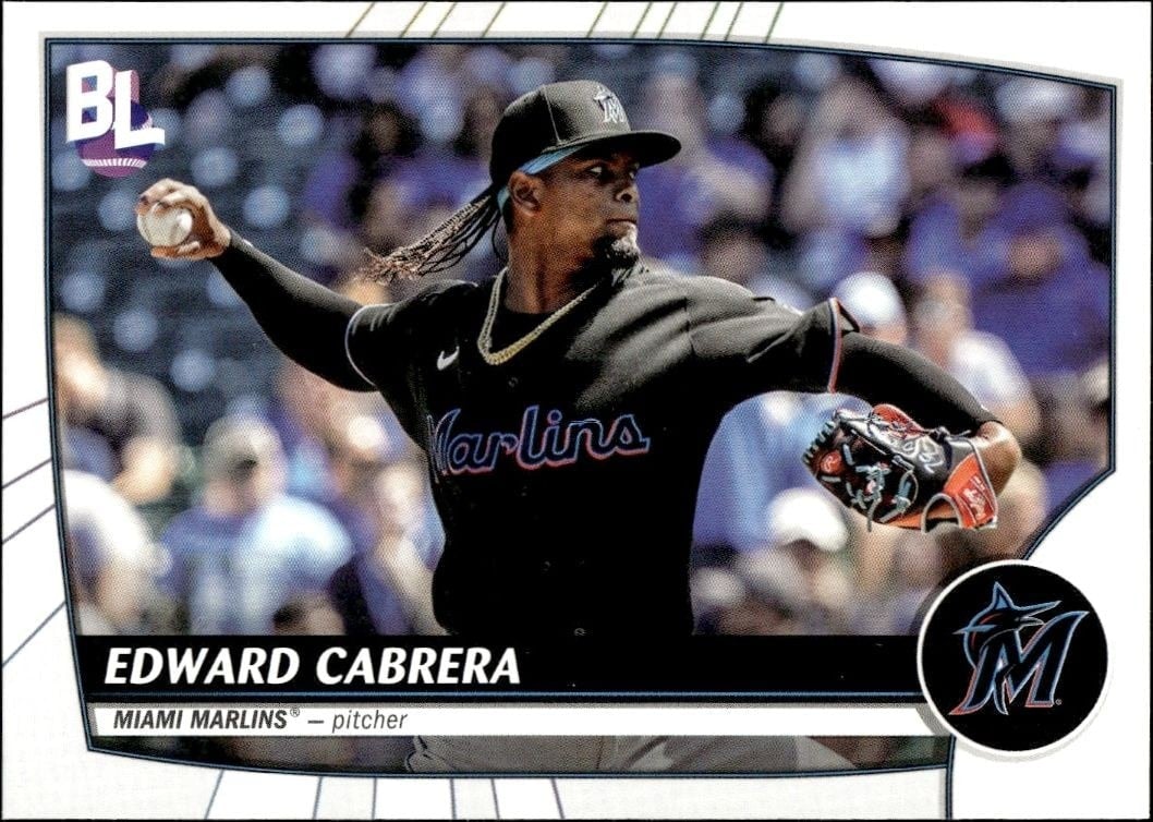 2023 Topps Big League Edward Cabrera #120 trading card