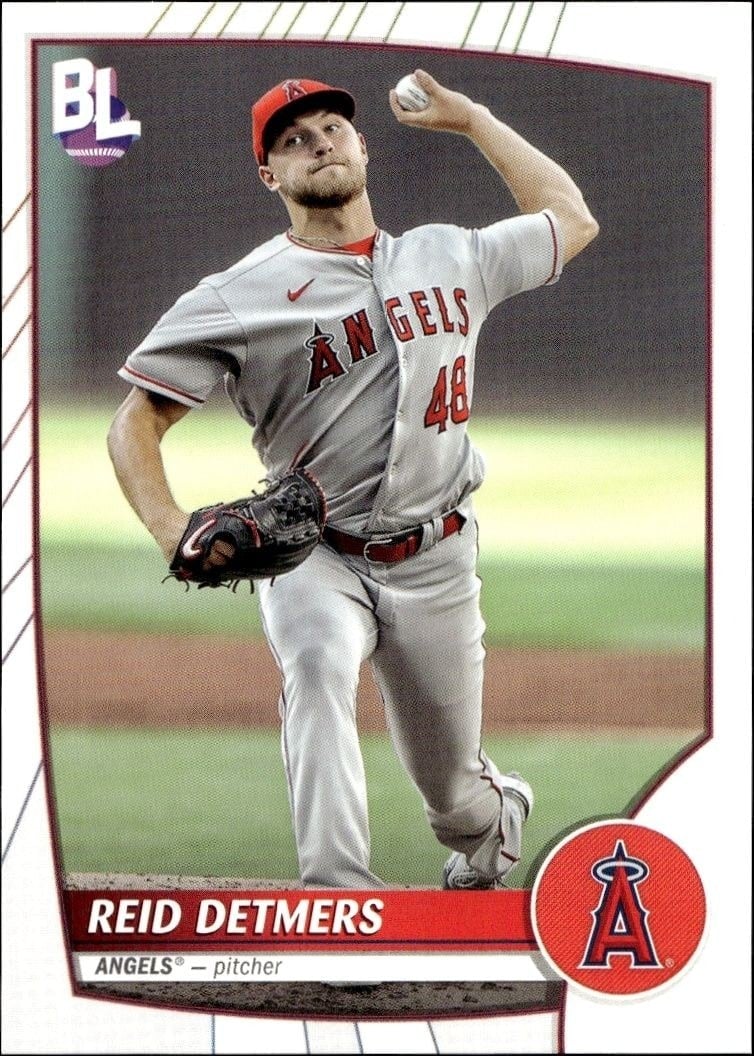 2023 Topps Big League Reid Detmers #24 trading card