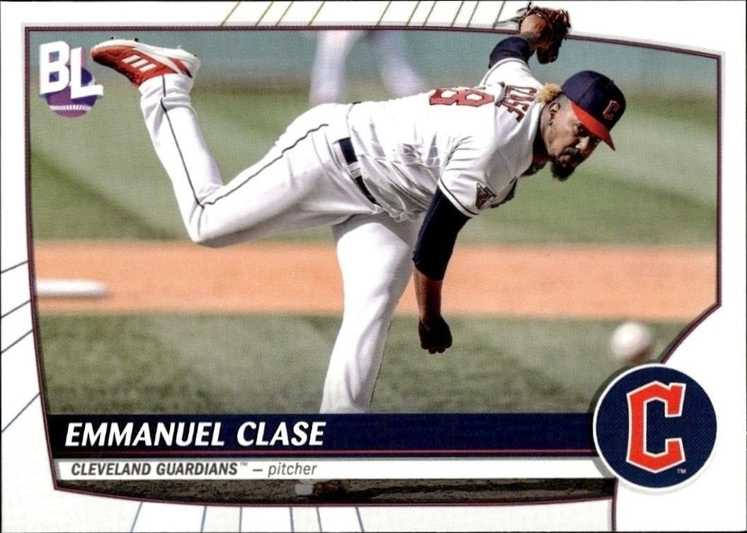 2023 Topps Big League Emmanuel Clase #144 trading card