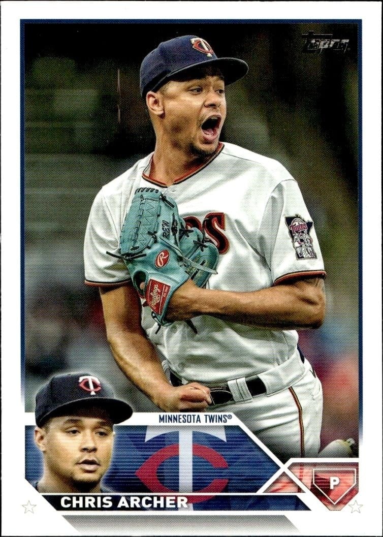 Chris Archer 2023 Topps Series 2 #465 Baseball Trading Card - Front 2023 Topps Series 2 Chris Archer #465 baseball trading card front