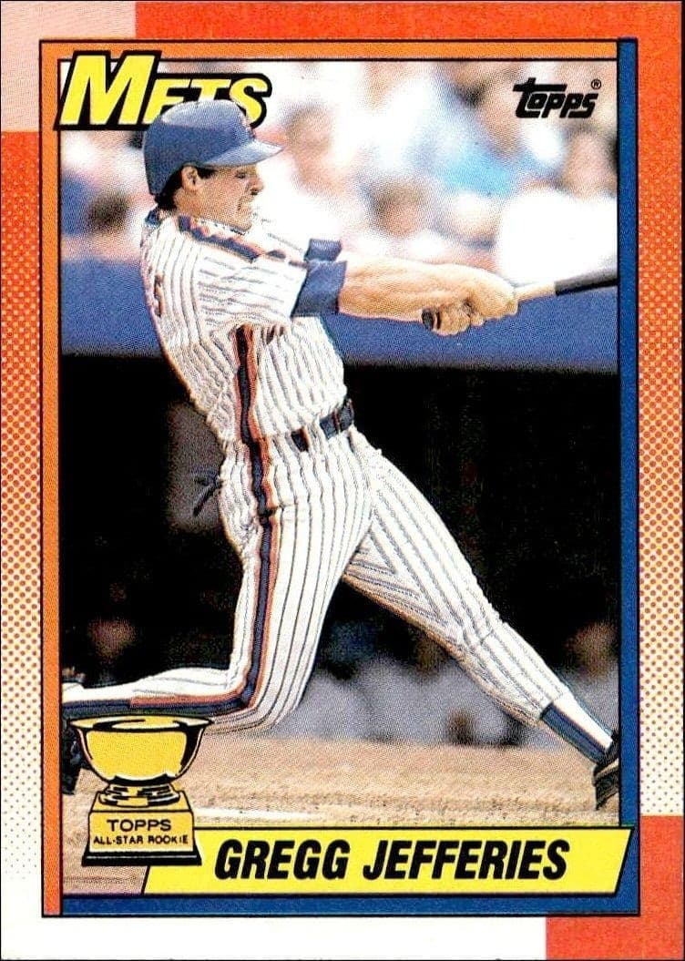 1990 Topps Gregg Jefferies #457 trading card