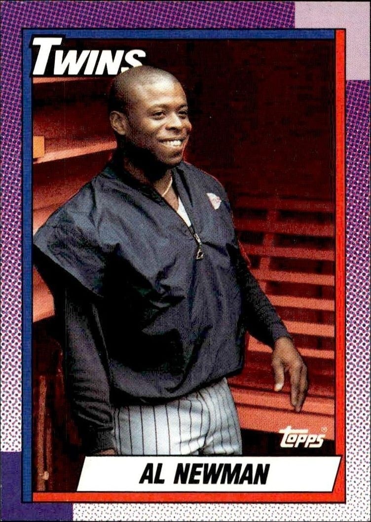 Al Newman 1990 Topps #19 Baseball Trading Card - Front 1990 Topps Al Newman #19 baseball trading card front