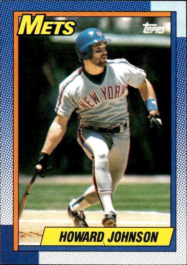 Howard Johnson 1990 Topps #680 Baseball Trading Card - Front 1990 Topps Howard Johnson #680 baseball trading card front