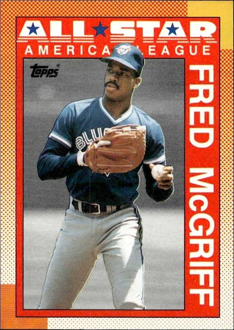 1990 Topps Fred McGriff #385 trading card